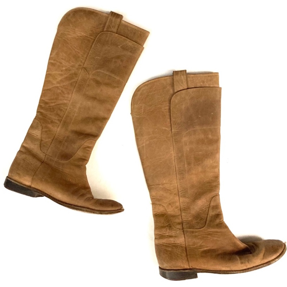 FRYE brown vintage tall boots. Size 7.5. Good condition!